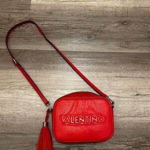Valentino Vibrant Red Crossbody Bag
